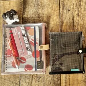 表紙がポーチになったカラードバインダーL　推し活に最高【SPEECHBALLOON】MOMOピンク【1615754】