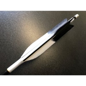 七面鳥アルミ矢「1913」 6本組(シャフト色:黒 矧ぎ糸:白系)【1201887】