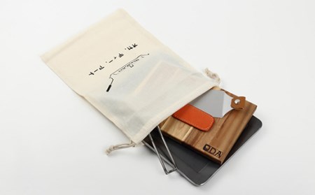 oka-d-art 黒皮鉄板 A4サイズ コットン袋付6点セット 極厚6mm×220mm×305mm【1215649】