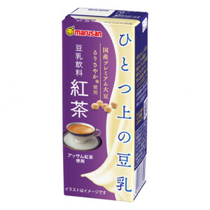 ひとつ上の豆乳200ml よりどり3ケース(成分無調整・紅茶・白桃)計72本【1261520】