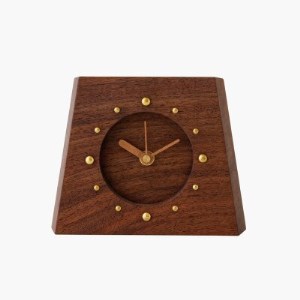 HAZAI project HAZAI CLock ウォルナット木工品  置き時計【1316464】