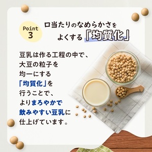 豆乳 無調整 200ml 2ケースセット【1345718】