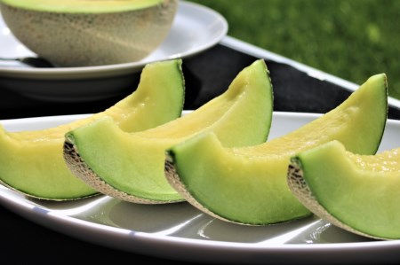 【ふるさと納税】≪令和8年産予約≫わっさむ産メロン（青肉2玉）【7～8月お届け】