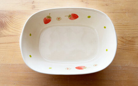 瀬戸焼】子供用食器5点セット（いちご）【窯元SOUSEN】[BBCQ002]子ども