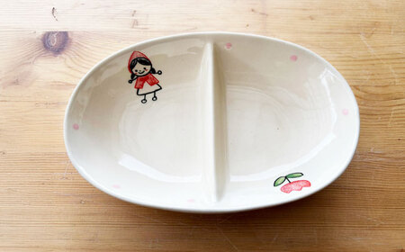 【瀬戸焼】子供用食器5点セット（女の子）【窯元SOUSEN】[BBCQ009]子ども食器 離乳