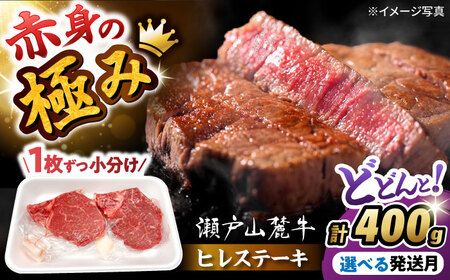 瀬戸山麓牛 ヒレステーキ 400g (100g×4) / 牛肉 ヒレ ステーキ / 瀬戸市 / 合資会社関屋精肉店 [BBBQ056]