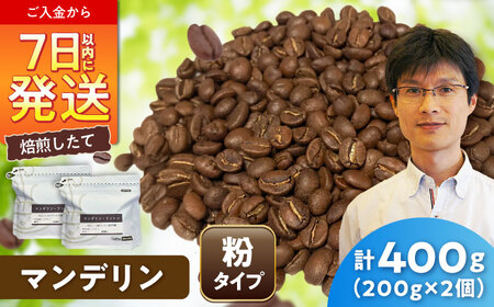 マンデリンコーヒー(粉)　リントン　200g×2 / 珈琲 コーヒー マンデリン / Coffee SAKURA[BBAB139]