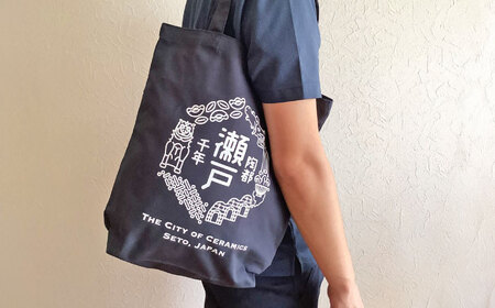 いいもんせともんポロシャツ(ネイビーL)＆トートバッグセット / 瀬戸市/アイパック [BBCM004]