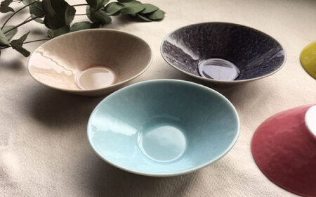 【瀬戸焼】オーバルミニボウル5色セット【まるたか水野コーポレーション】[BBBF002]深め 取り皿