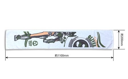 陶神オリバーマフラータオル2枚+缶バッジセット / タオル マフラータオル 陶神オリバー 缶バッジ ヒーロー ご当地 キャラクター / 瀬戸市 / IZZAO's WORKS [BBAO008]