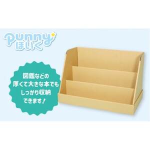 ダンボール遊具punnyほいく　絵本ラック【1492288】
