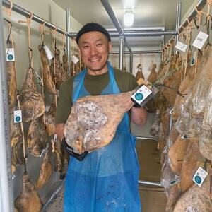 生ハム　モモ(パレタ)前脚　3.5kg以上　【原木】　ハモンテンパク　長期熟成　7ヵ月以上【配送不可地域：離島】【1712334】