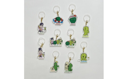 春日井ご当地キャラクターのサガラ刺繍ポーチとめじるしアクセサリーのセット