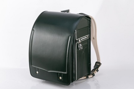 牛革ランドセル　色：モスグリーン（フラットファイル対応サイズ）