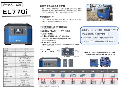 ポータブル電源 EL770i