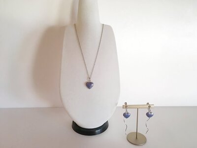 七宝焼アクセサリー2点セット(ネックレス、イヤリング) 180,000円