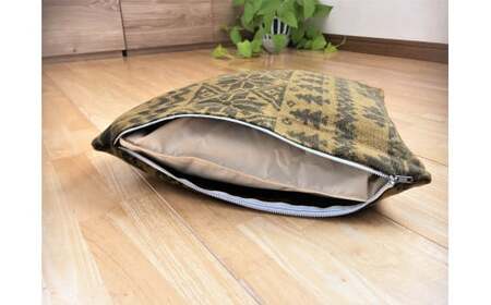 【リアルダウン使用】色お任せ! ノルディック柄 ミニペットベッド 羽毛クッション 犬や猫が大好き!! H162-037