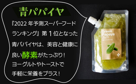 無添加 青パパイヤ・いちじく・ブルーベリーのジャム 3色セット H164-006