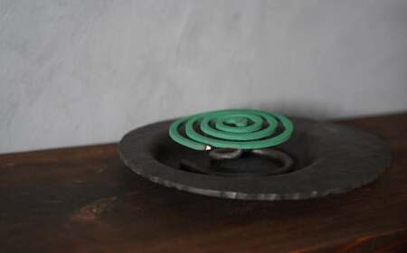 【蚊取線香丸皿】アイアン雑貨 蚊取り線香ホルダー インテリア雑貨　H182-001