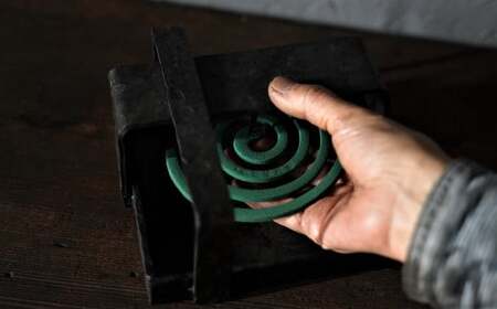 【蚊取線香角皿】アイアン雑貨 蚊取り線香ホルダー インテリア雑貨　H182-002