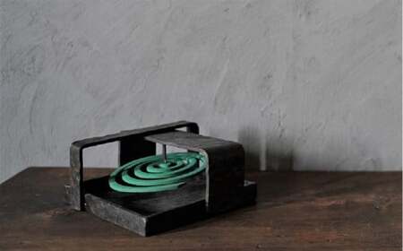 【蚊取線香角皿】アイアン雑貨 蚊取り線香ホルダー インテリア雑貨　H182-002