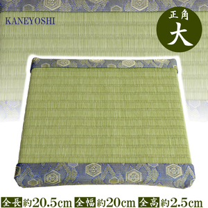 ミニたたみ（正角大） 畳 小型 花台 展示用畳 正方形 おしゃれ 正角 大 置物 小畳 いぐさ風 ミニ畳 置き イ草 H100-099