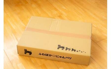 ねむりや×鈴木紙器 【ふわぽか?にゃんバリ】 ゴミの出ない爪研ぎダンボールとふわふわ羽毛クッションのコラボ 日本製 猫 ペット H162-039
