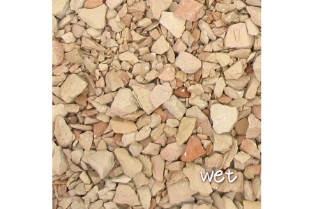 レンガの砂利 クラッシュブリック サーモンベージュ60kg(20kg×3袋) H032-074