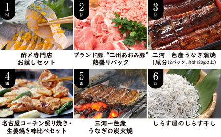 【お試し】お肉・海鮮 定期便(全6回お届け) H028-075