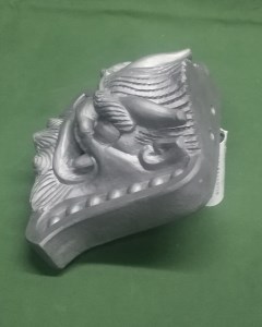 伝統工芸士の鬼師が作る守護鬼瓦シリーズ 疫病退散 守護鬼面 4寸(12cm) H064-022