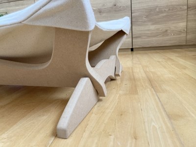 【リアルダウン使用】 ハンモックタイプの 羽毛ペットベッド クッション 犬や猫が喜ぶ！ H162-042