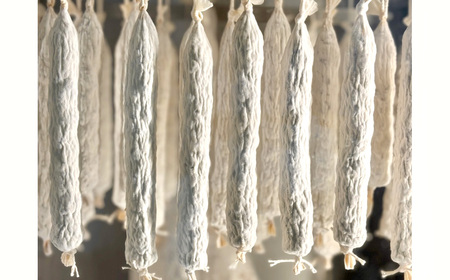 No.442 白カビ熟成　生ハム・サラミセット　約300g