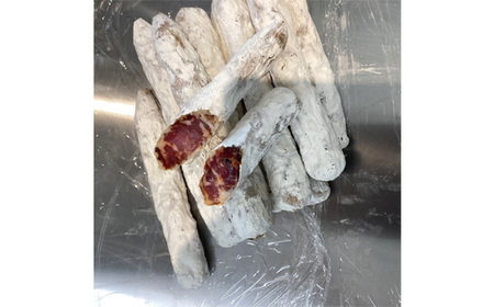 No.442 白カビ熟成　生ハム・サラミセット　約300g