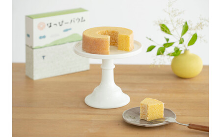 豊田市産米粉のバウムクーヘンセット（ソフト・ハード各1個） バームクーヘン