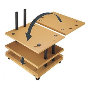 TAOC  オーディオラック 　CSR-2S-L オーディオ