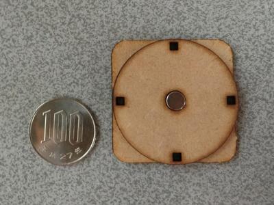 シンプルなスクエアマグネット(冬セット)