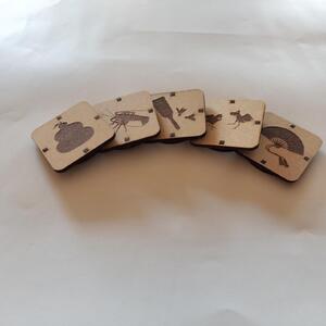 シンプルなスクエアマグネット(新春セット)