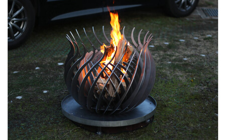 【幸和工業株式会社】大型焚き火台 MEBUKI アウトドア施設・オブジェ