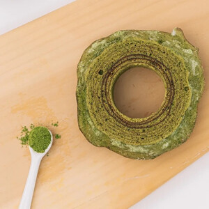 【期間限定】豊田市産米粉のバウムクーヘン(ハード抹茶)