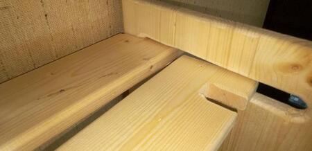 木製シェルフ（Bタイプ/焼き板加工あり）