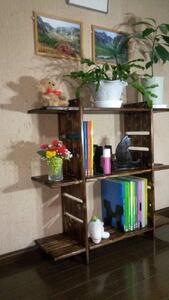 木製シェルフ（Bタイプ/焼き板加工あり）