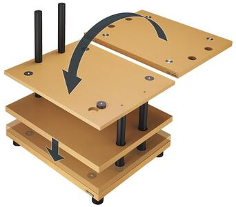 TAOC オーディオラック CSR-3S-L オーディオ