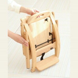 yamatoyaベビーチェア　アーチ木製ローチェア3　ナチュラル【1648015】