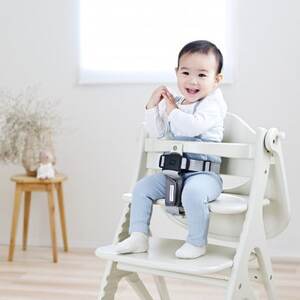 yamatoyaベビーチェア　アッフルソルベチェア　ソーダ　セーフティチェアベルト付き【1690630】