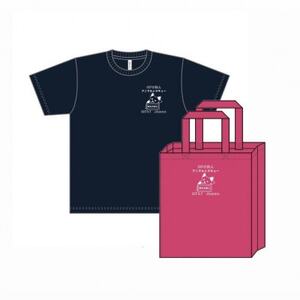 殺処分ゼロを目指そう!オリジナルTシャツ＆オリジナルトートバッグ(ピンク)セット【1431634】