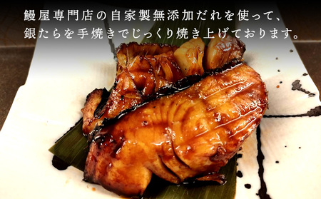 三河一色鰻(大サイズ)蒲焼き3尾+銀たら照焼き3切れセット・F026