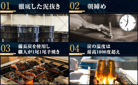 【2026年3月限定価格】三河一色産うなぎ蒲焼特大4尾(計640g以上)・R044_c2603