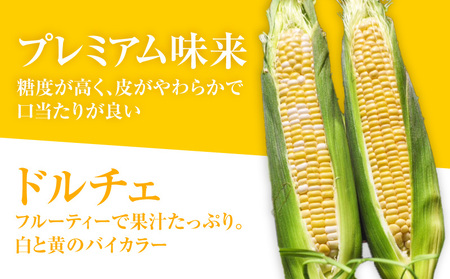 朝採れ！とうもろこし2種セット「プレミアム味来＆ドルチェ」各5本・S101