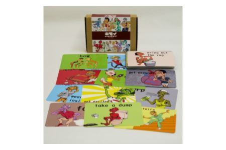 キモイエイタンゴカード日常生活12、句動詞セット・N039-44