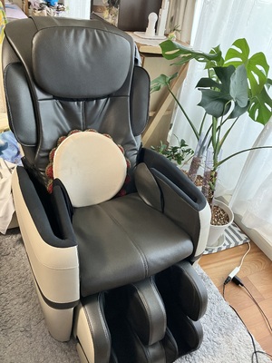 Super Relax マッサージチェア EO22 MTR-H510 ベージュ×ブラウン